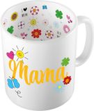 Bellatio Decorations Cadeau koffie/thee mok voor mama - oranje - mama is de beste - Moederdag
