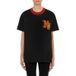 Moschino T-shirt en jersey biologique Varsity Teddy Bear Noir