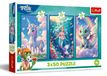 Trefl - Puzzle 3x50 Pièces, 3-en-1 : Ensemble dans le monde coloré, 4+