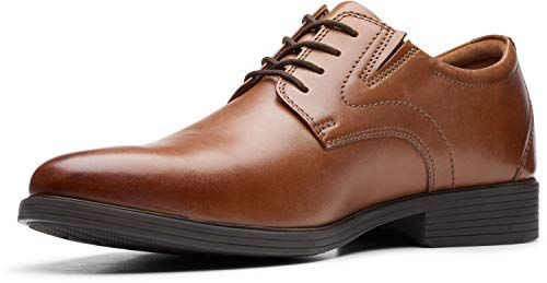 Clarks Whiddon Cap Heren Oxford Schoenen Donkerbruin Leer