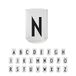 Design Letters - Personal Drinking Glass N