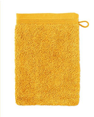 Möve Superwuschel washandje - goud - 20 x 15 cm