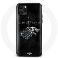Maniacase Hoesje voor iPhone 11 Pro Game of Thrones Seizoen 8 De IJzeren Troon Huis Stark Logo De winter komt eraan
