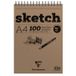 Clairefontaine Schetsboek A4 90 g/m² Wit 100 Vellen