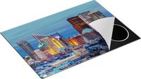 Chefcare Inductie Beschermer Den Haag Skyline 75x50 cm - Multicolor