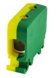 Simet Schroefklemblok op AL-rail, Cu ZGG1X1,5-50Z-G geel-groen