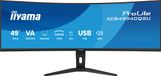 iiyama ProLite XCB4994DQSU-B1 - 49 inch - DQHD - VA - USB-Hub (4x) - verstelbaar - Curved - Speakers
