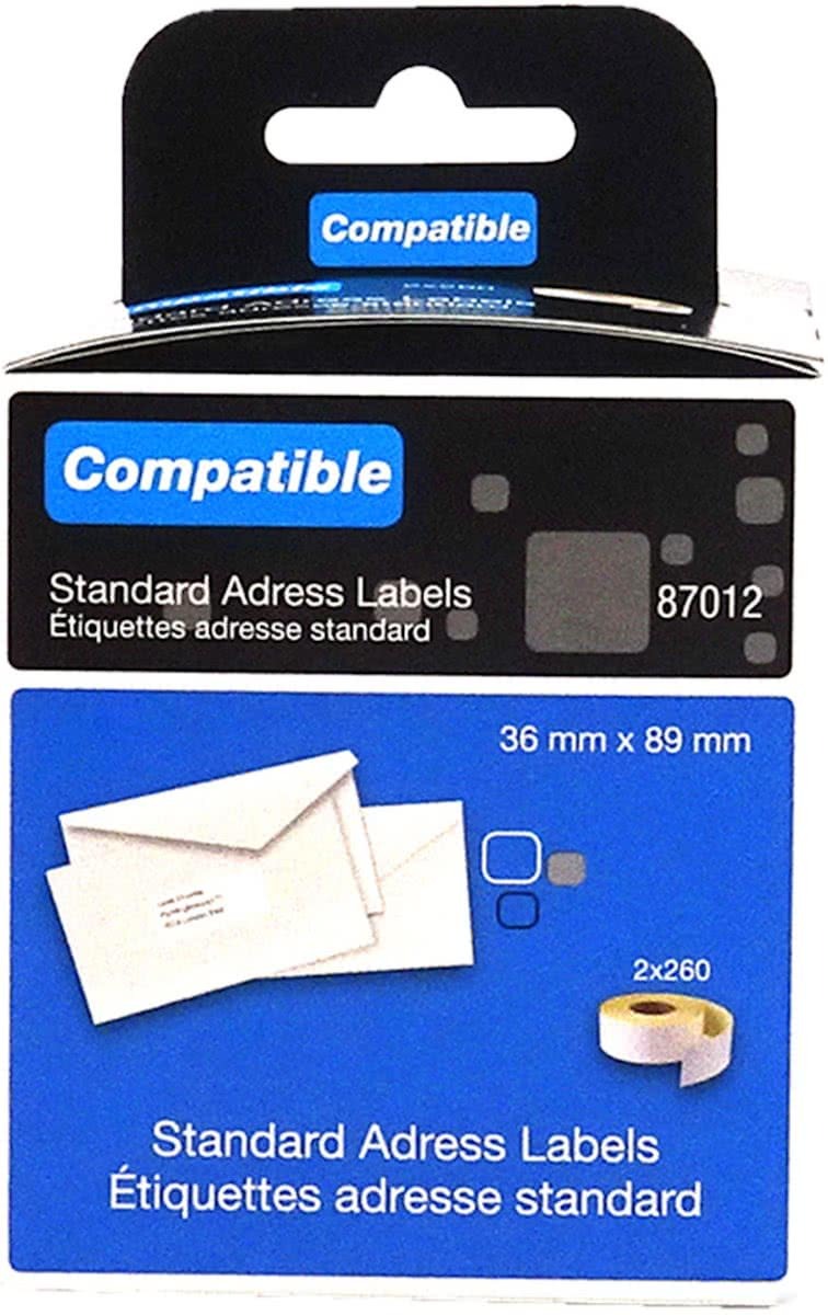 DYMO Labels voor , LW labels 89x36mm