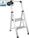 TRUTZHOLM Aluminium Trapladder 2 Treden Zilver