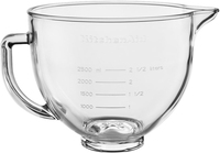 KitchenAid 5KSM5GB Glass Mixing Bowl - 4.8L - Transparent