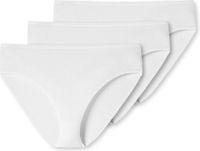 Schiesser Cotton Essentials 3PACK Slip Dames Onderbroek - wit