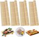 Solidchoice - Set de 4 tapis à sushi en bambou 24x24cm