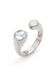 Haze & Glory Ring Aquamarijn Maansteen 925 Sterling Zilver