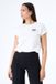 Garcia Femme T-shirt Uni Manches courtes Blanc