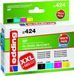 Edding EDD-424 Inktcartridge Zwart, Cyaan, Magenta, Geel