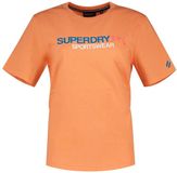 Superdry Sportswear Logo T-shirt Dames Fusion Coral