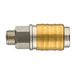 NEO tools NEO Snelle Koppeling - Compressor - Roestvrij Staal - Mosiëndraad 1/4" - 16 bar