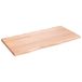 VidaXL Tafelblad 80x40x2 cm behandeld massief eikenhout lichtbruin