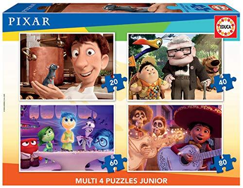 Educa - Disney Pixar Multi 4 Junior puzzels, meerkleurig (18625)