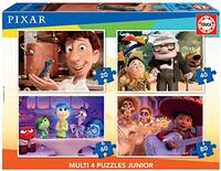 Educa - Disney Pixar Multi 4 Junior puzzels, meerkleurig (18625)