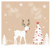 Paper + Design Cute Deer Tissuepapier Beige, Wit 20 stuk(s)