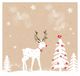Paper + Design Cute Deer Tissuepapier Beige, Wit 20 stuk(s)