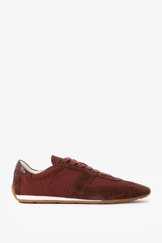 Sissy-Boy Donkerrode suède sneakers - Maat 42