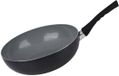 alpina Wokpan 28 cm – Inductie Pan – Keramische Antiaanbaklaag – PFAS Vrij – Aluminium