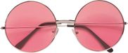 Finidi Roze bril 70-er jaren Flower Power
