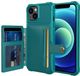 Selected by GSMpunt.nl Portemonnee Hoesje Geschikt voor Apple iPhone 13 - Back Cover met Pasjeshouder - Groen