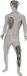 Smiffys Robot Second Skin Kostuum voor Volwassenen - Rood - Large