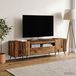 Maison Exclusive - Meuble TV LED, fabriqué en bois recyclé et panneaux de fibres de bois
