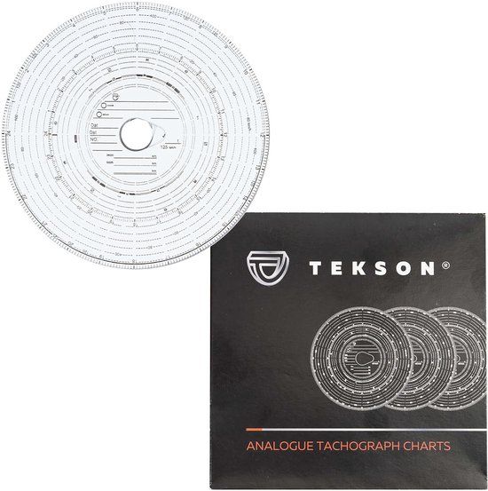 Carpoint Tachograafschijf 125km - 100 stuks