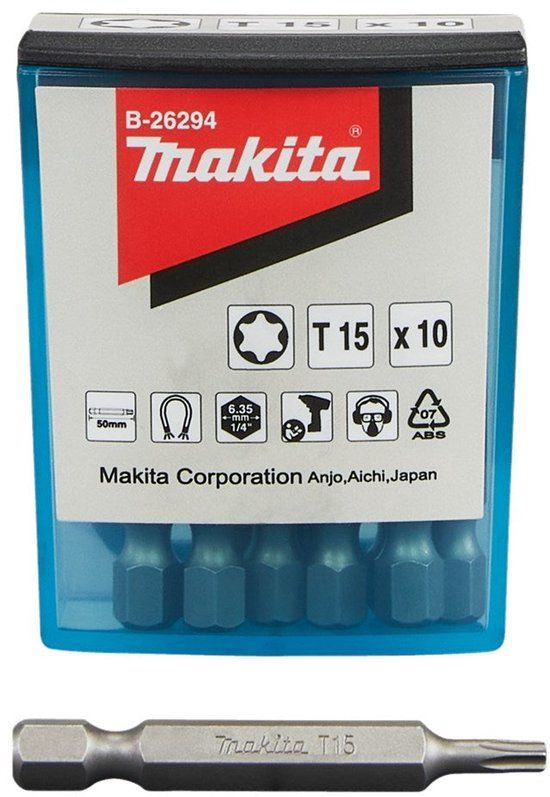 Makita Schroefbit T15x50mm 10st