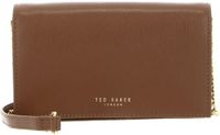 Ted Baker Leren Schoudertas TABINA Travel Novelty Purse On Chain Brown Lichtbruin