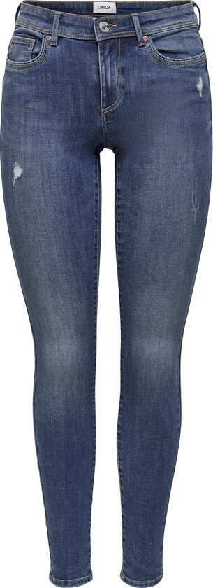 ONLY ONLWAUW LIFE MID SKINNY BJ114-3 NOOS Dames Jeans - Maat W XS X L 34