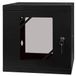 Stalflex RC10-6U-300GB rackkast 10" 6HE 300mm glazen deur zwart