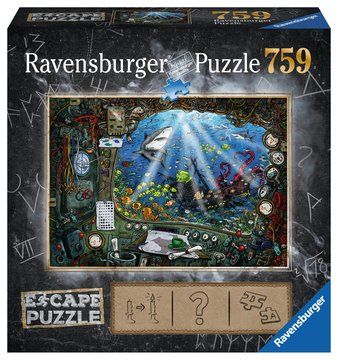 Ravensburger Escape puzzle - De onderzeeër - 12+ jaar