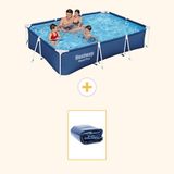 Bestway Rechthoekig Steel Pro Zwembad - 300 x 201 x 66 cm - Blauw