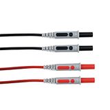 Chauvin Arnoux Meetsnoerenset 4mm-veiligheidsstekker 4mm-veiligheidsbus 1.5 m Rood, Zwart 1 set(s)