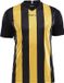 Craft Progress Stripe Shirt Korte Mouw Dames - Zwart / Geel