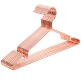 SONGMICS Hangers en métal, 20 pièces, or rose