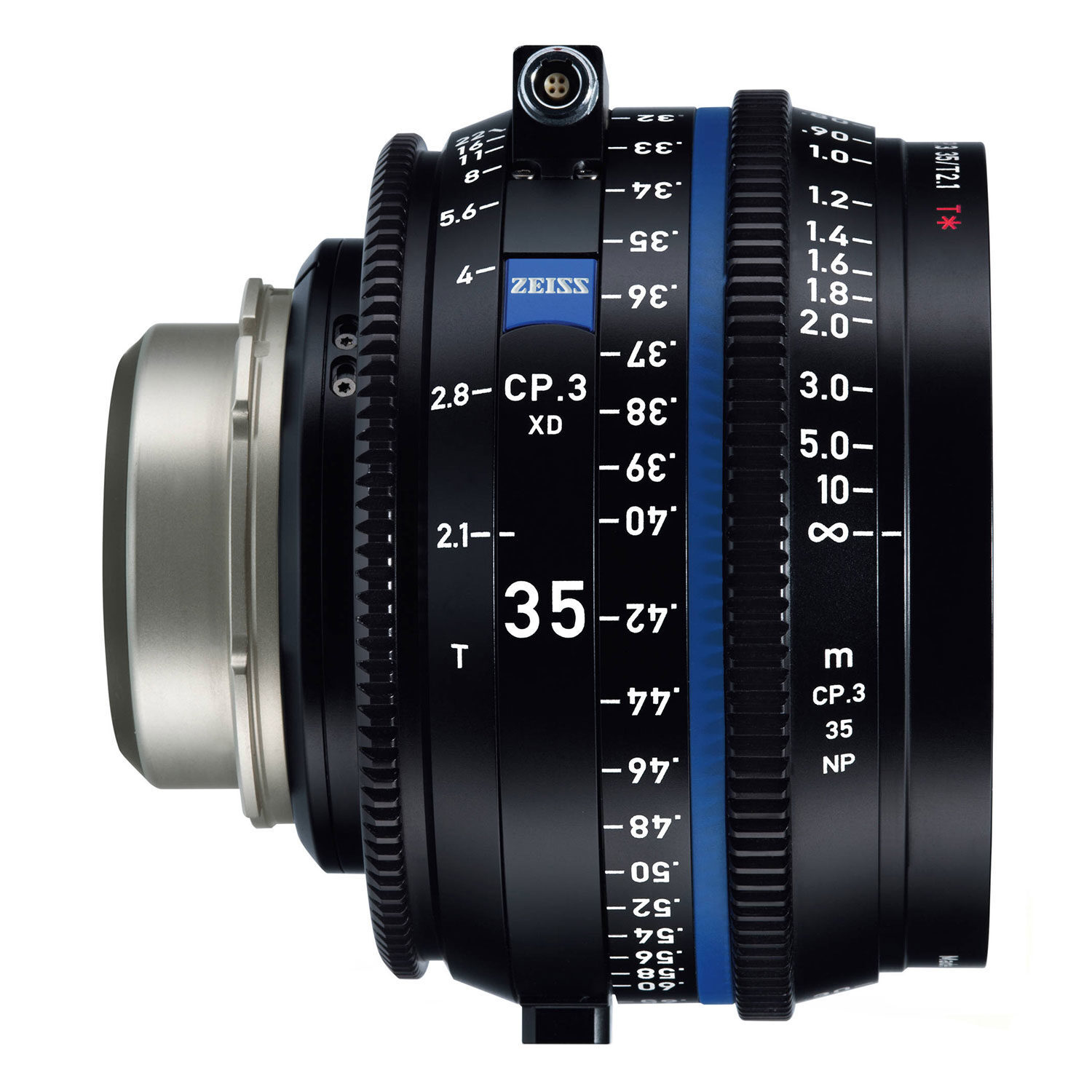 ZEISS Compact Prime CP.3 XD 35mm T2.1 PL-vatting met eXtended Data