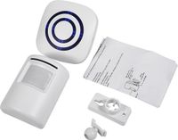 Merkloos / Sans marque OrangeCart B.V. Deurbel PIR-sensor oprit patrouille garage bewegingssensor draadloos alarm veilig systeem alarm deurbel met EU-stekker