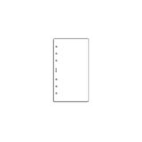 Filofax 132405 Personal Notitiepapier, blanco, wit