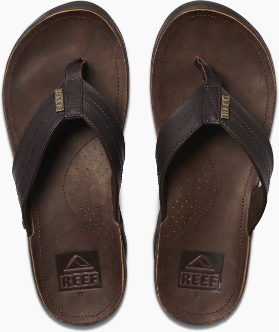 Ree, F. J-Bay Iii Heren Slippers - Dark Bro/Dark B - 44