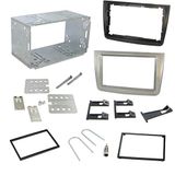 Sound-way 1 DIN / 2 DIN Radiopaneel Frame Autoradio met Montagebeugels, Metalen Dashboard, Antenne Adapter, Demontage Sleutels, ondersteuning voor Alfa Romeo Mito