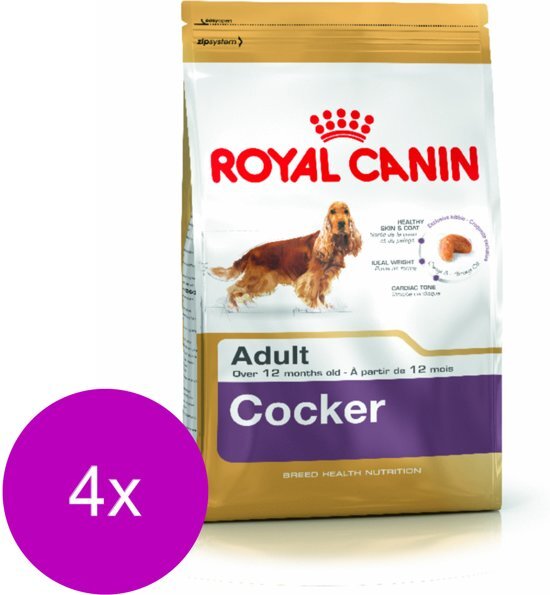 Royal Canin Bhn Cocker Spaniel Adult - Hondenvoer - 4 x 3 kg