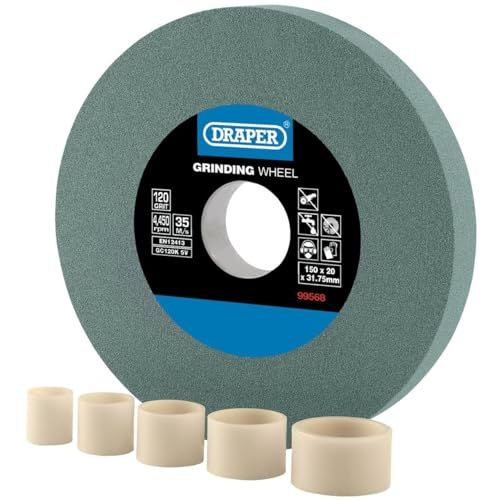 Draper 99568 Siliciumcarbide Bench Grinding Wheel 120G (150mm x 20mm)