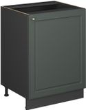 Vicco Keukenonderkast Fame-Line, Groen-Goud Landhuis/Antraciet, 60 cm 1 deur zonder werkblad